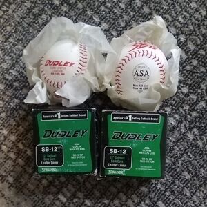 Red Stitch Softball Set